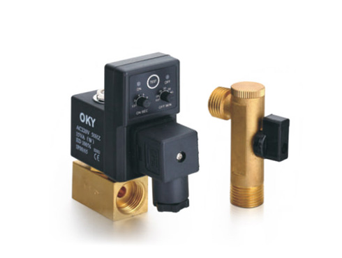 Electronic drain valve
